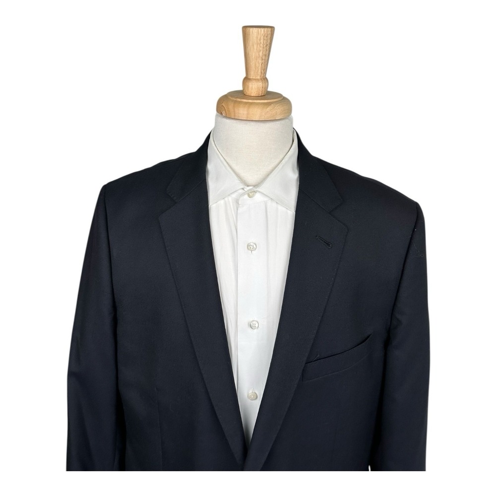 J.Crew Deep Blue‎ Navy Aldridge Loro Piana 120s Blazer Size 44R - Picture 5 of 7